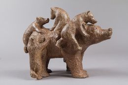 Sculpture, En famille, Sophie Verger