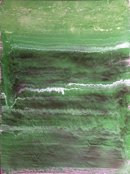 Gemälde, Tapestry of green hues, Enric Correa
