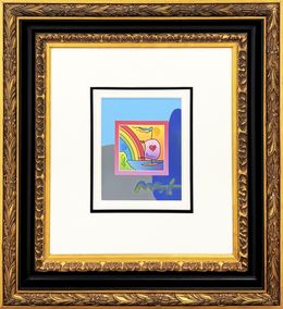 Peinture, Sailboat With Hearts On Blends, Peter Max
