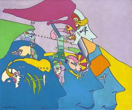 Peinture, Intricacies Of The Mind, Peter Max