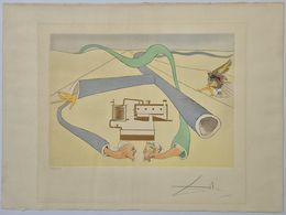 Drucke, Le Cracking Du Petrole, Salvador Dali
