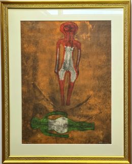 Print, Dos Figuras, Rufino Tamayo