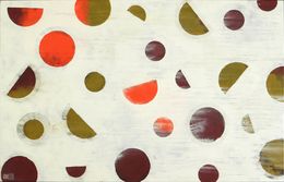 Painting, Particles Warm, Ronald Hunter