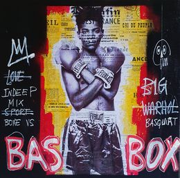 Painting, Jean Michel Basquiat boxe, Spaco