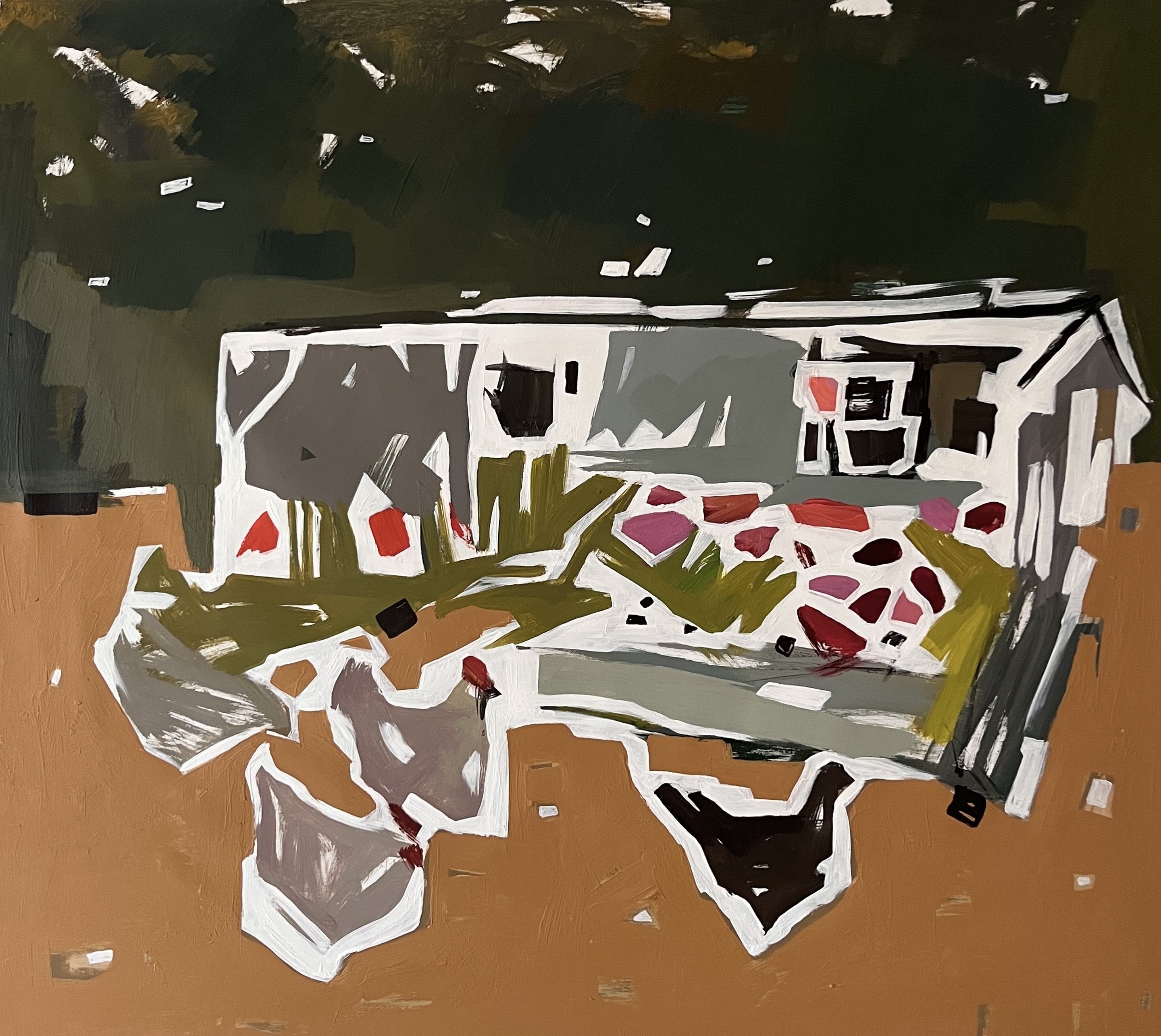 Jacob Burda, Flowerbed Jacob Burda, Flowerbed