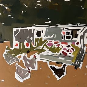 Gemälde, Flowerbed, Jacob Burda
