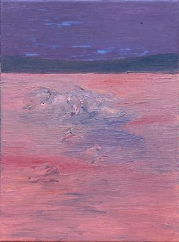 Painting, Body in the Field #8, Zsolt Berszán