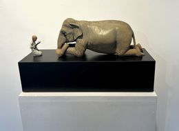 Sculpture, Omaggio a Colbert - Piccolo edition P.S, Stefano Bombardieri