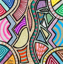 Painting, Finding Middle Ground, Julie Waas