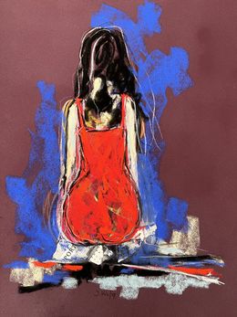 Zeichnungen, Blue Vibes, Isabelle Hirtzig