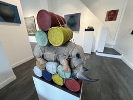 Sculpture, Rhino Petrol Company Medio,  Edition 8/8, Stefano Bombardieri