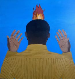 Peinture, HonHom Kronkron (Holy Spirit), Kwabs Owoahene