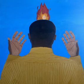 Gemälde, HonHom Kronkron (Holy Spirit), Kwabs Owoahene