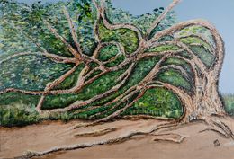 Peinture, Arbol al capricho del viento, Graciela María Musteikis