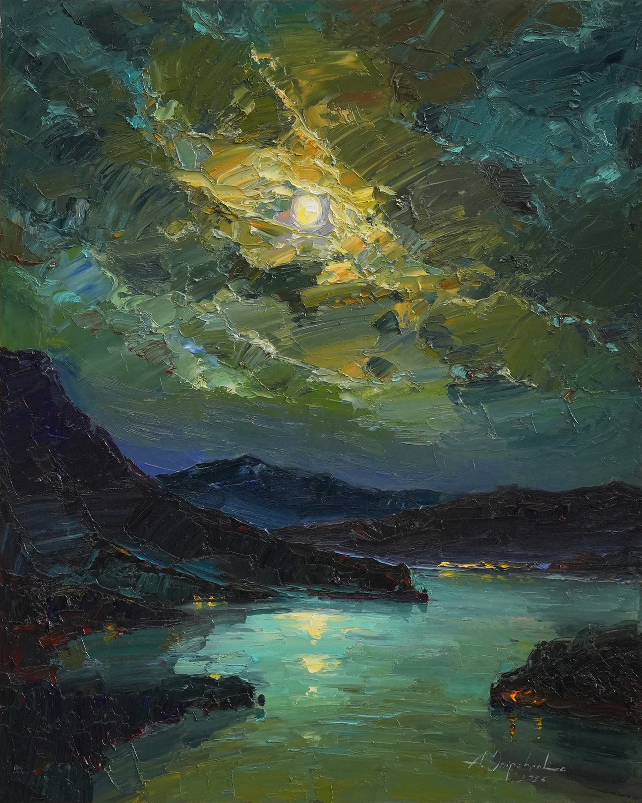 Alisa Onipchenko-Cherniakovska, Moon night Alisa Onipchenko-Cherniakovska, Moon night
