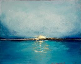 Painting, Gold spark, Brigitte Dravet