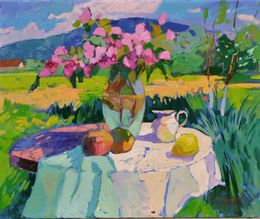 Gemälde, Pink Morning, Alexander Shandor