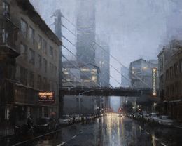 Gemälde, Howard Street, Jacob Dhein
