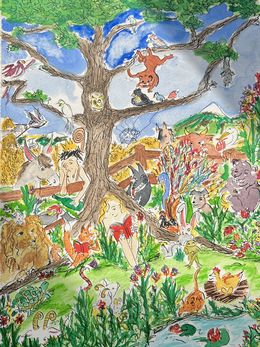 Peinture, Fables, Gabrielle Rul