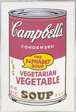 Print, Campbell's Soup Cans II: Vegetarian Vegetable FS II.56, Andy Warhol