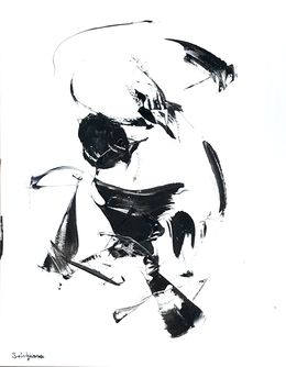 Gemälde, Black and White 003, Richard Solstjärna