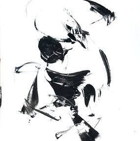 Painting, Black and White 003, Richard Solstjärna