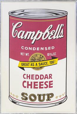 Print, Campbell's Soup Cans II: Cheddar Cheese FS II.63, Andy Warhol