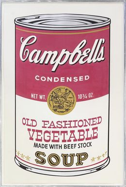 Print, Campbell's Soup Cans II: Old Fashioned Vegetable FS II.54, Andy Warhol
