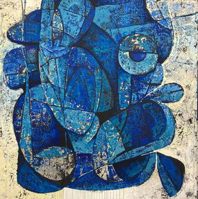 Peinture, Personaje en azul, Juan Ibarra