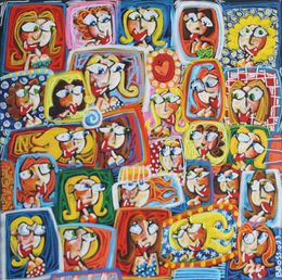 Painting, Foule #3, David Jehan (B.boss)