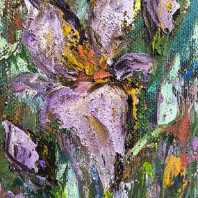 Painting, Violet in Bloom, Anush Emiryan