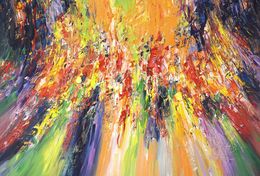 Gemälde, Symphony of spring XL 3, Peter Nottrott