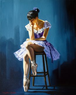 Painting, Thoughtfulness, Serghei Ghetiu