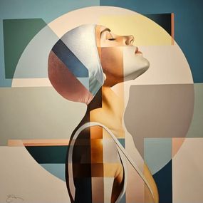 Gemälde, La baigneuse, Damien Bassez