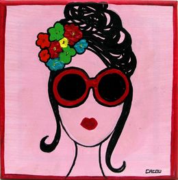 Painting, Miss Pink, Cacou