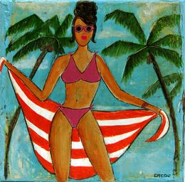 Painting, Mademoiselle, Cacou