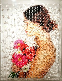 Peinture, A fleur de toi, Lis Sam