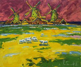 Peinture, The wind of fields, Andrii Chebotaru