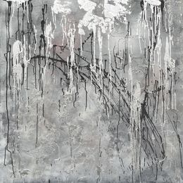 Gemälde, Snow abstract, Alena Di Santo