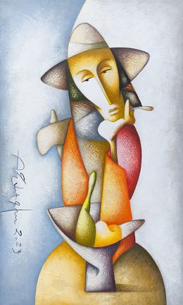 Painting, Contemplation, Sargis Zaqaryan