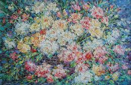 Painting, Roses, Olga Artim