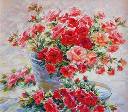 Gemälde, Roses, Olga Artim
