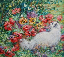 Gemälde, Alice on a walk, Olga Artim