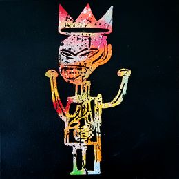 Gemälde, The King Basquiat Colors, Spaco