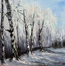 Painting, Silvery Symphony, Tanja Frost