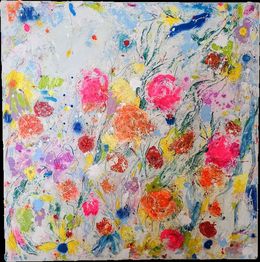 Peinture, Dopamine flowers 2, Pilar Pedraza