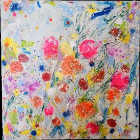 Painting, Dopamine flowers 2, Pilar Pedraza
