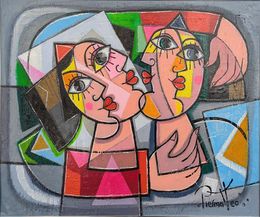 Gemälde, La tendresse, Joseph Piermatteo