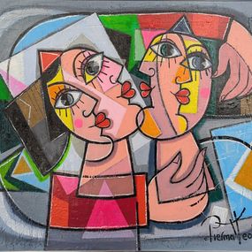 Gemälde, La tendresse, Joseph Piermatteo
