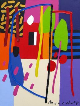 Painting, La promenade, Marcello Cid Saint Jean